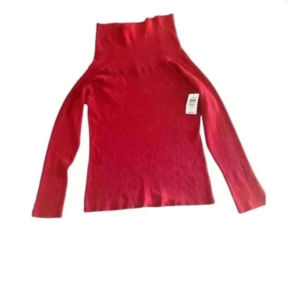 Torrid Ribbed Knit Red Pullover Sweater Off-Shoulder Womens NWT Size 3 NWT